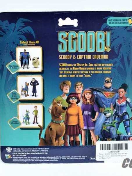 Scoob! SCOOBY-DOO & CAPTAIN CAVEMAN - Basic Fun! (Scoob!) action figure collectible [Barcode 885561400724] - Main Image 2