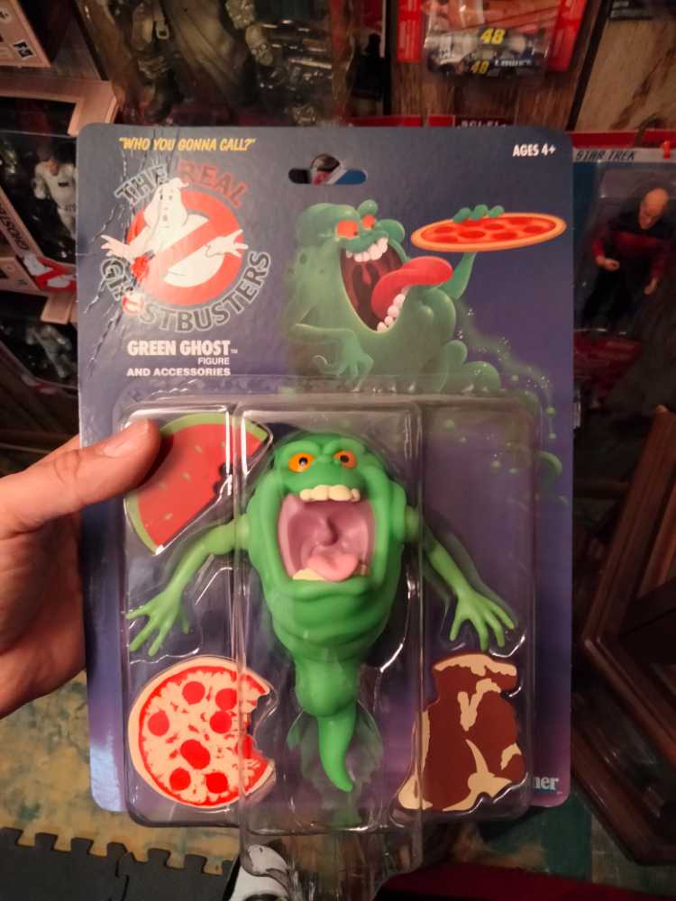 Green Ghost  - Hasbro (The Real Ghostbusters) action figure collectible [Barcode 630509935680] - Main Image 3