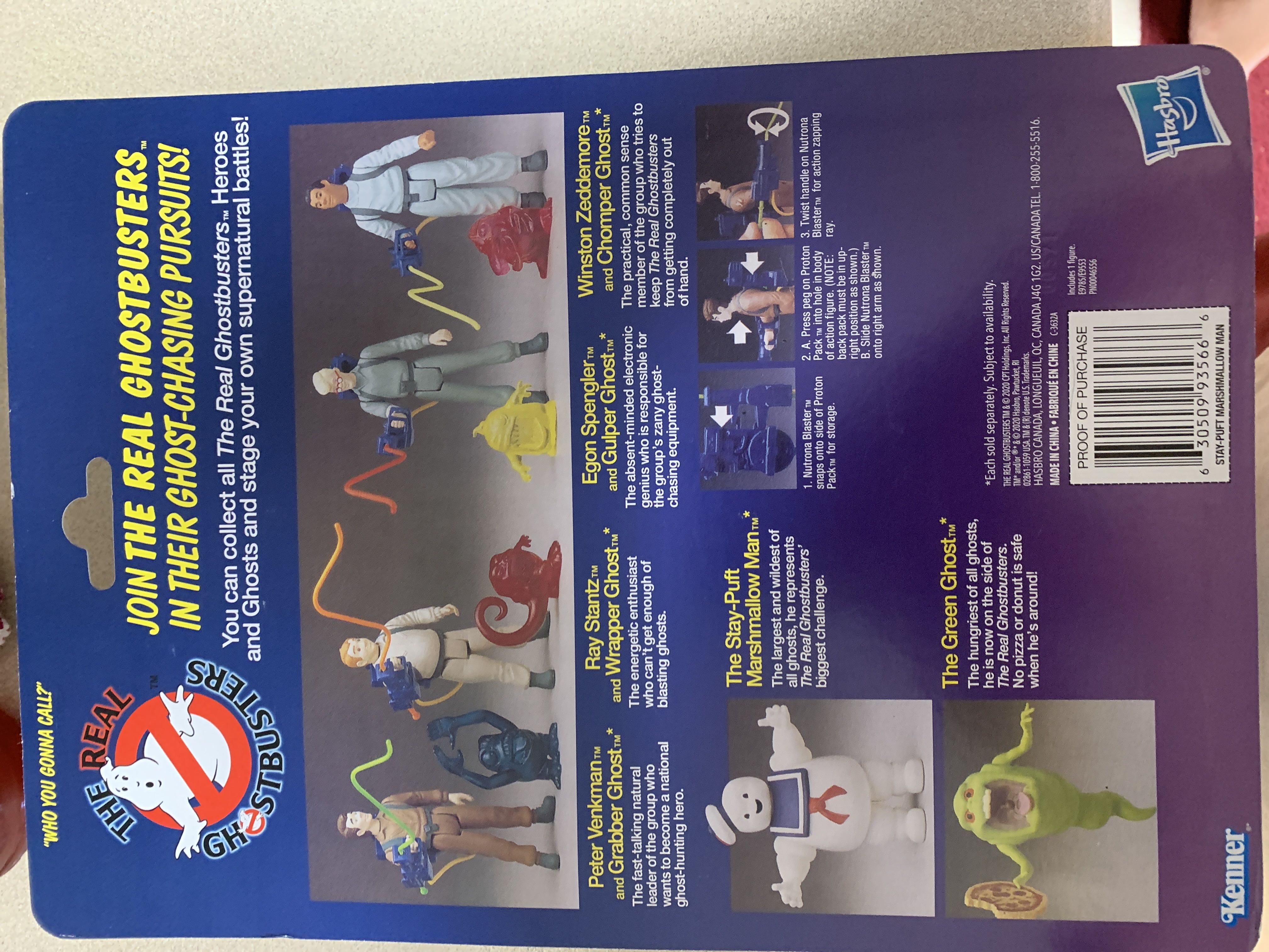 The Real Ghostbusters - Retro Stay-Puft Marshmallow Man (loose) - Hasbro/Kenner (The Real Ghostbusters) action figure collectible [Barcode 630509935666] - Main Image 2