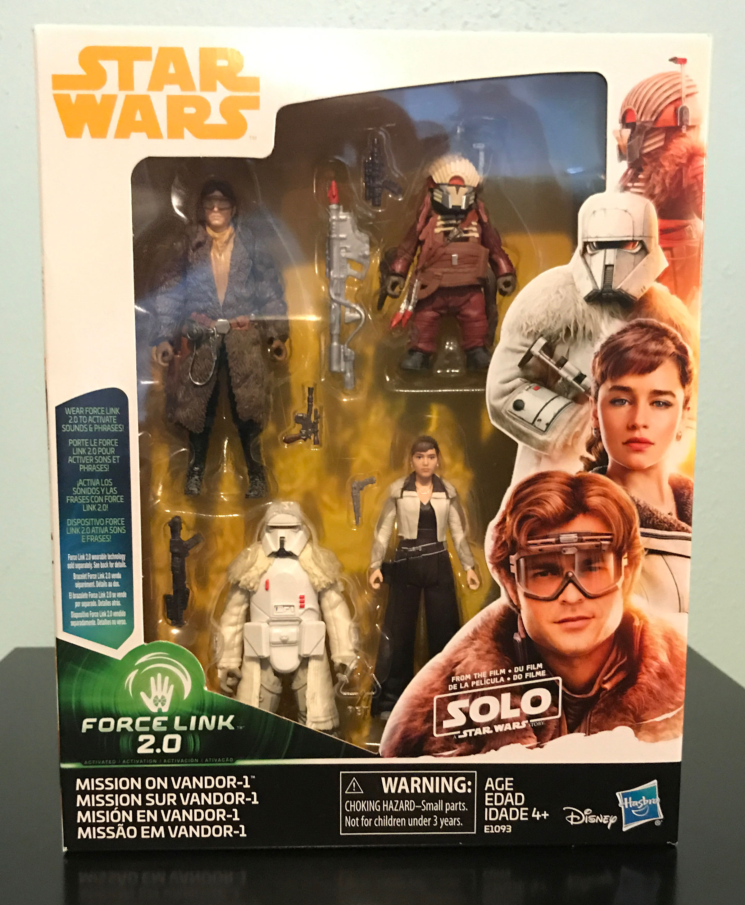 Han Solo (Vandor-1) , QI’Ra (Vandor-1) , Range Trooper - Star Wars (Solo) - Disney / Hasbro (Star Wars) action figure collectible [Barcode 630509666423] - Main Image 2