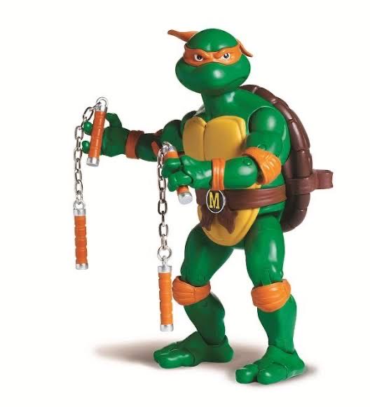 Playmates TMNT Classic Collection: 4 Michelangelo - Playmates (Teenage Mutant Ninja Turtles) action figure collectible - Main Image 2