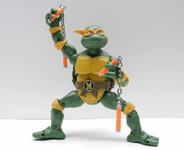 Playmates TMNT Classic Collection: 4 Michelangelo - Playmates (Teenage Mutant Ninja Turtles) action figure collectible - Main Image 3
