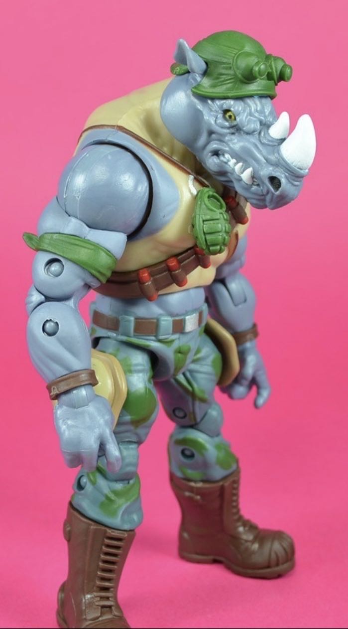 Playmates TMNT Classic Collection: 6 Rocksteady - Playmates (Teenage Mutant Ninja Turtles) action figure collectible - Main Image 4