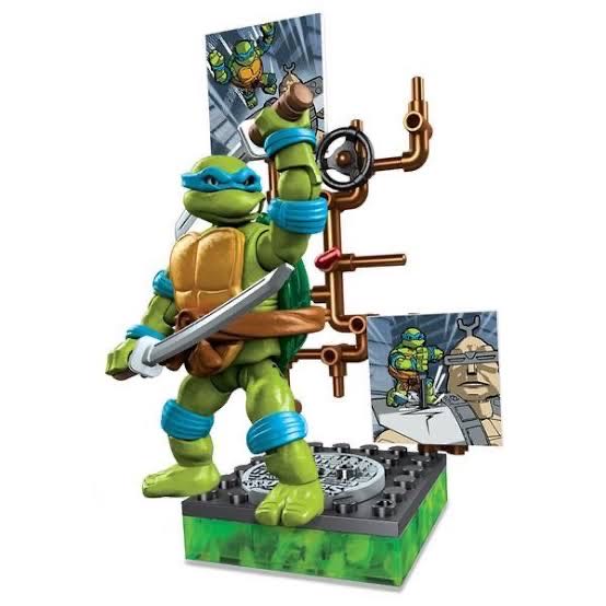 Mega Bloks TMNT: 1 Leonardo Cartoon - Mega Bloks (Teenage Mutant Ninja Turtles) action figure collectible - Main Image 2