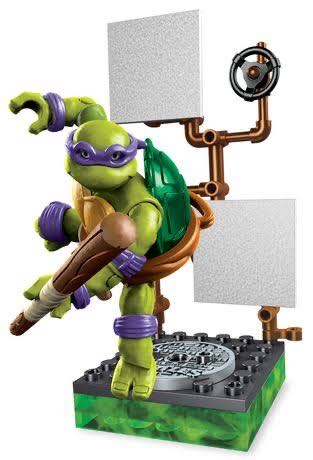 Mega Bloks TMNT: 3 Donatello Cartoon - Mega Bloks (Teenage Mutant Ninja Turtles) action figure collectible - Main Image 2