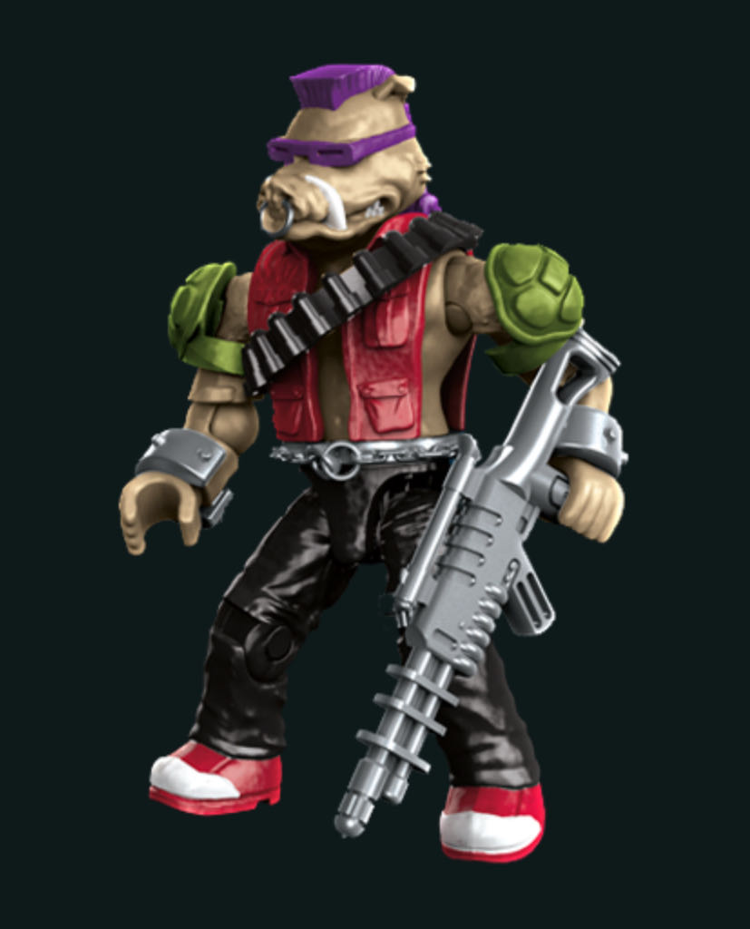 Mega Bloks TMNT: 5 Bebop Cartoon - Mega Bloks (Teenage Mutant Ninja Turtles) action figure collectible - Main Image 2