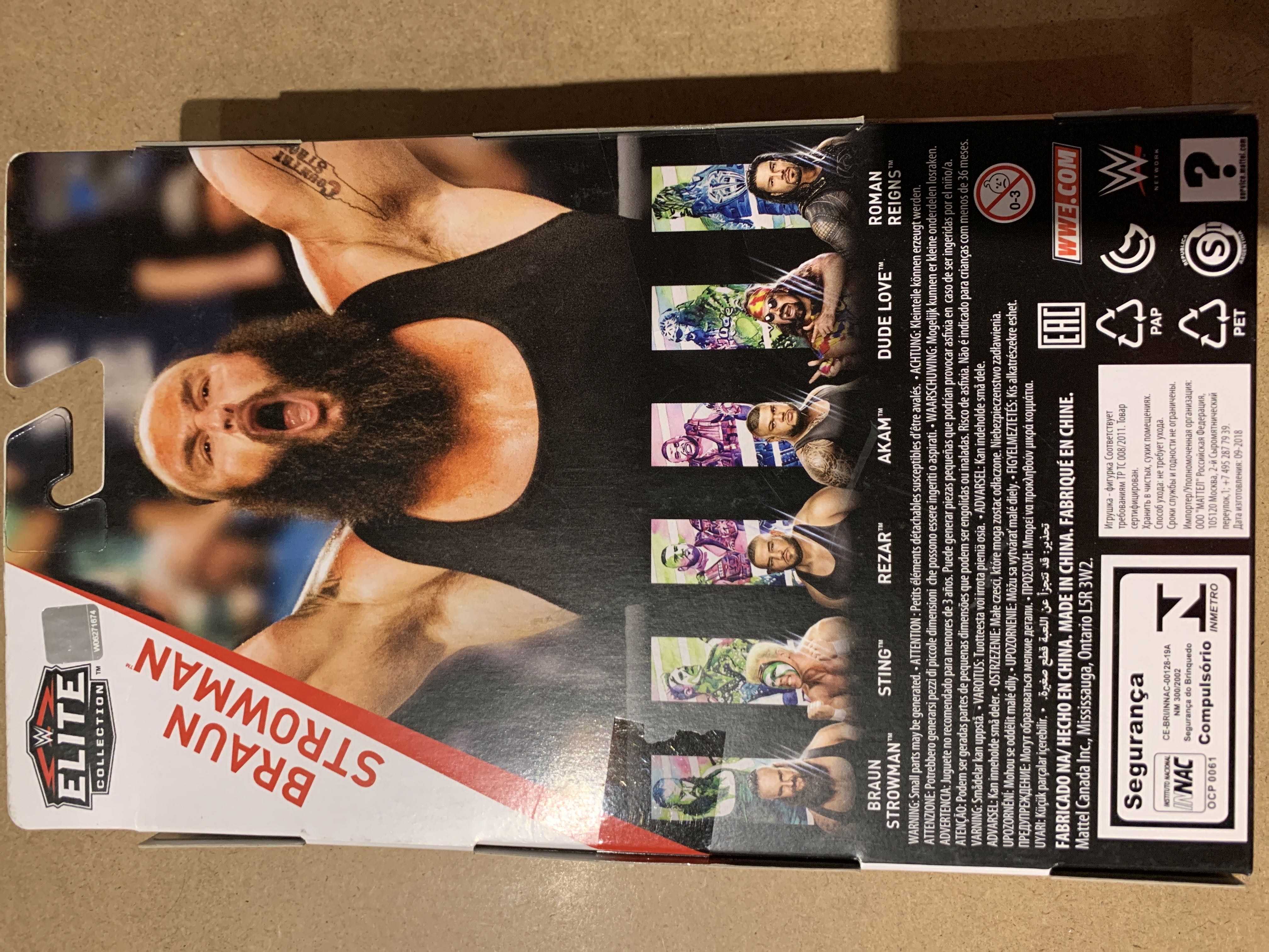 Braun Strowman - WWE Mattel (Wwe Elite) action figure collectible [Barcode 887961572940] - Main Image 2