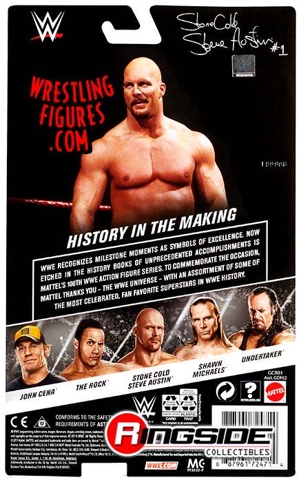 Stone Cold Steve Austin - Mattel Wwe (WWE Series 100) action figure collectible - Main Image 4