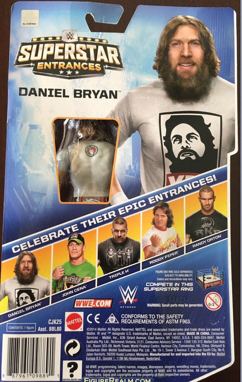 Daniel Bryan - Mattel Wwe (Superstar Entrances) action figure collectible - Main Image 2
