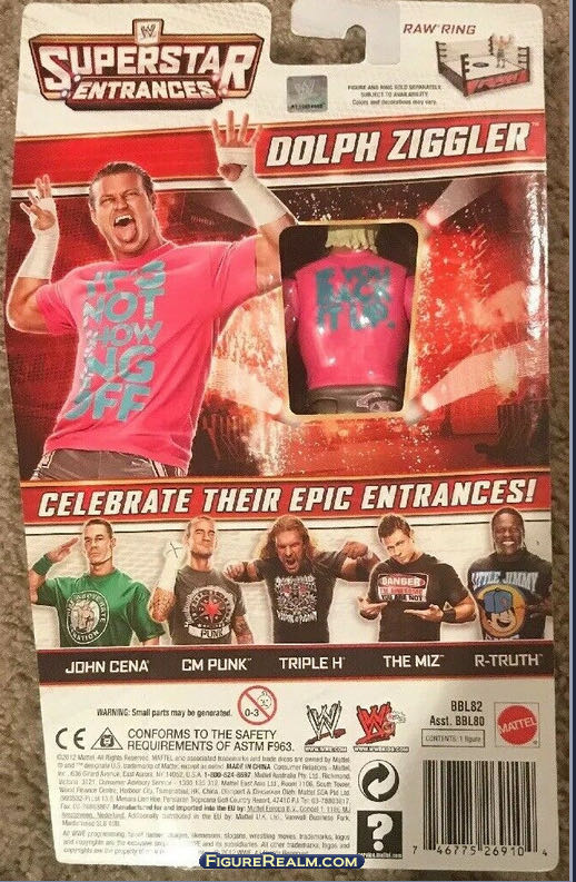 Dolph Ziggler - Mattel Wwe (Superstar Entrances) action figure collectible - Main Image 2
