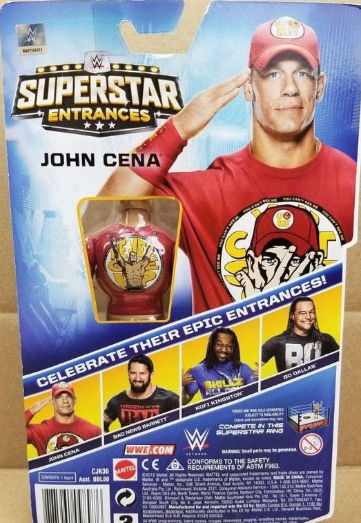 John Cena - Mattel Wwe (Superstar Entrances) action figure collectible - Main Image 2
