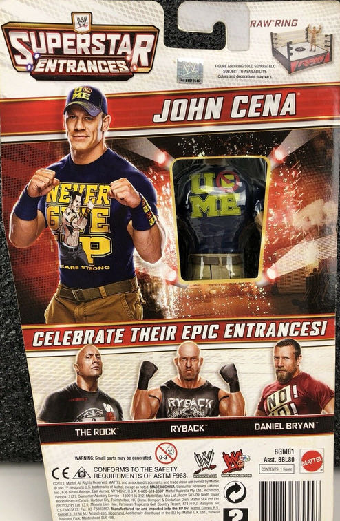 John Cena - Mattel Wwe (Superstar Entrances) action figure collectible - Main Image 2