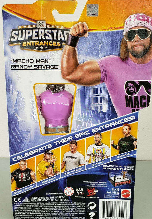 “Macho Man” Randy Savage - Mattel WWE (Superstar Entrances) action figure collectible - Main Image 2