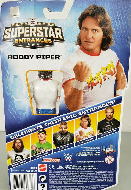“Rowdy” Roddy Piper - Mattel WWE (Superstar Entrances) action figure collectible - Main Image 2