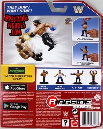 AJ Styles - Mattel WWE (WWE Retro Series 3) action figure collectible - Main Image 4
