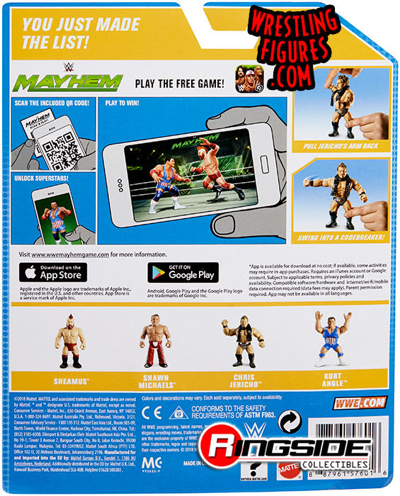 Chris Jericho - Mattel Wwe (WWE Retro Series 7) action figure collectible - Main Image 4