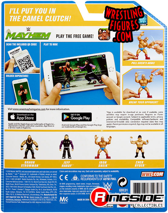 Iron Sheik - Mattel Wwe (WWE Retro Series 8) action figure collectible - Main Image 4