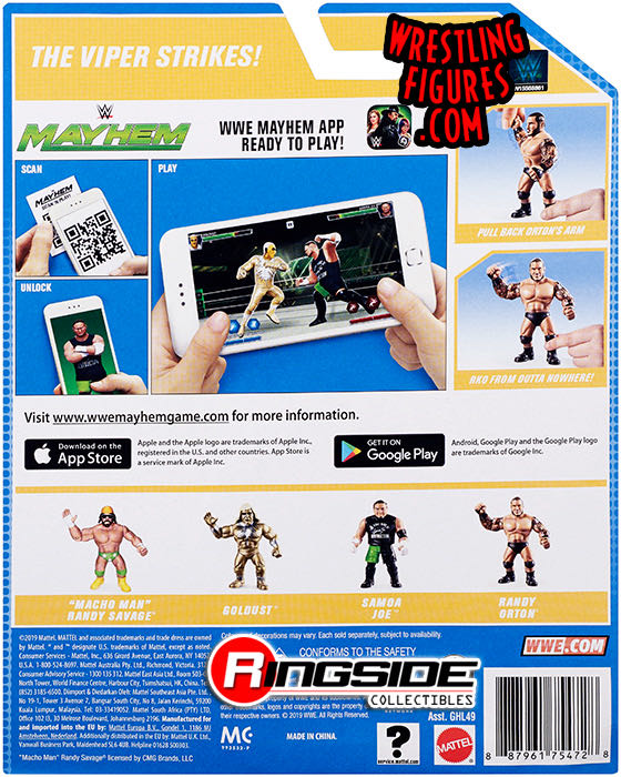 Randy Orton - Mattel Wwe (WWE Retro Series 9) action figure collectible - Main Image 4