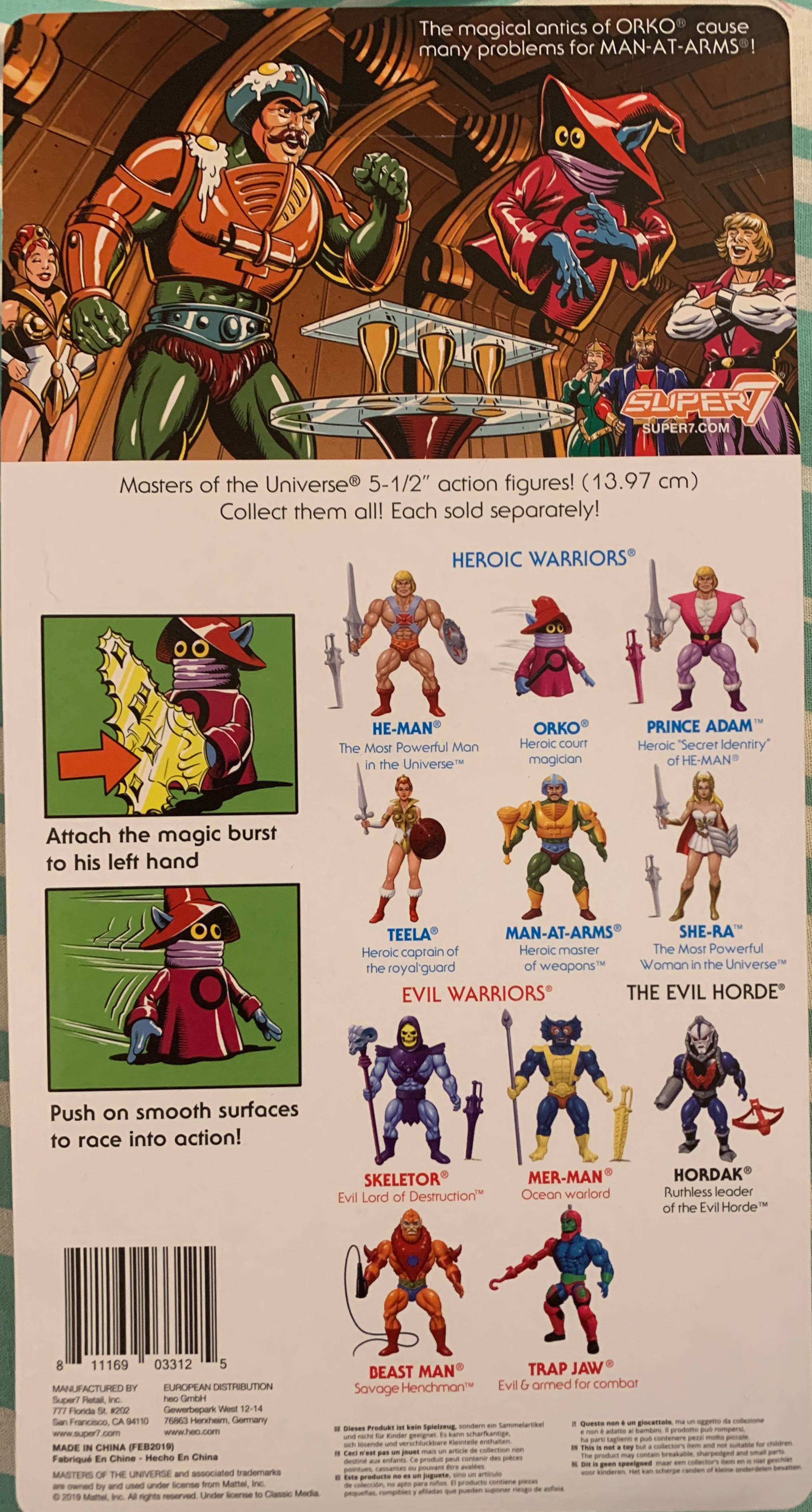 MOTU W3: Orko (Super7) - Super7 (Masters Of The Universe) action figure collectible [Barcode 811169033125] - Main Image 2