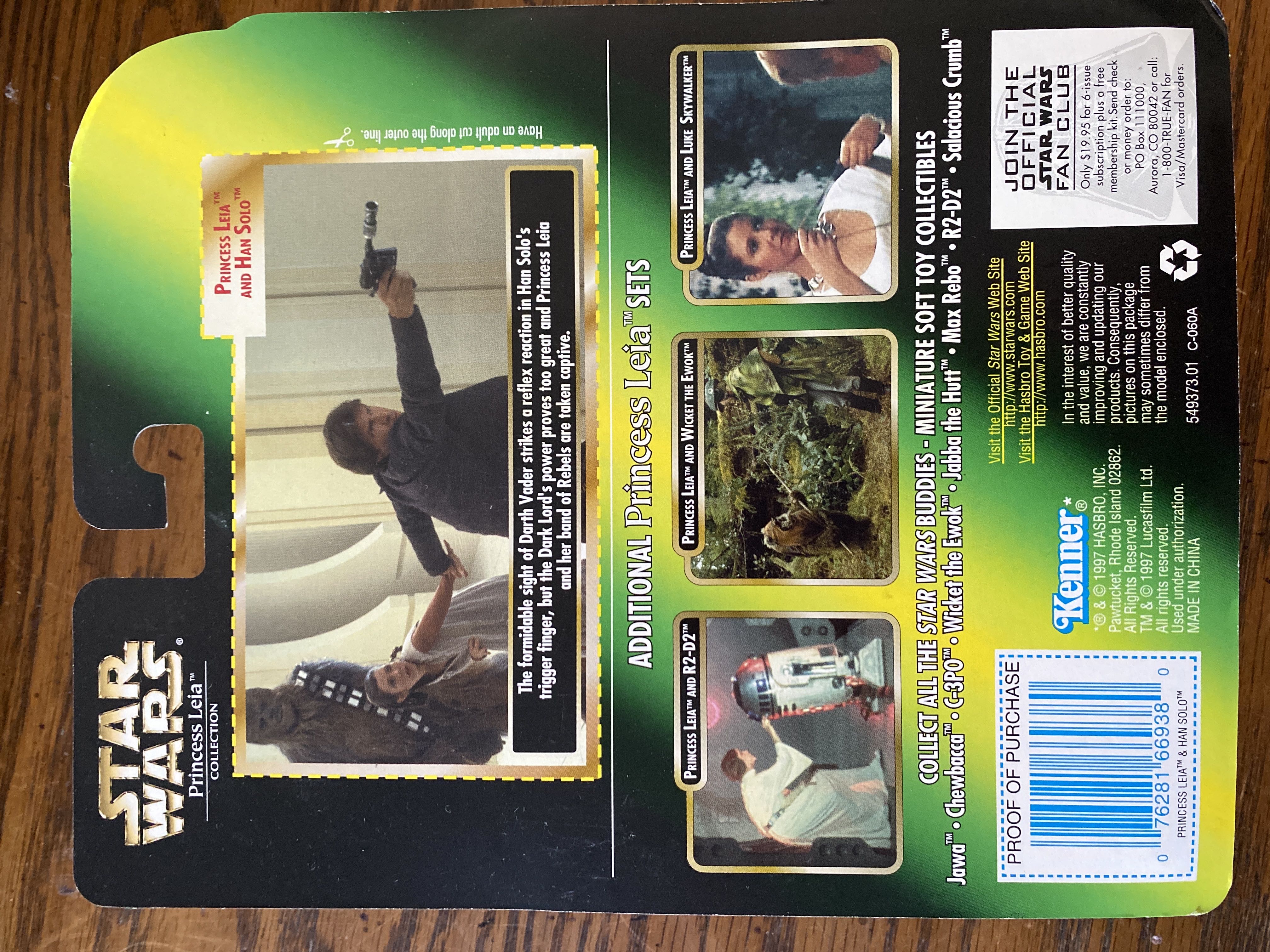 Han Solo & Princess Leia Organa 2-Pack - Hasbro (Star Wars: Episode V - The Empire Strikes Back) action figure collectible [Barcode 076281669380] - Main Image 2