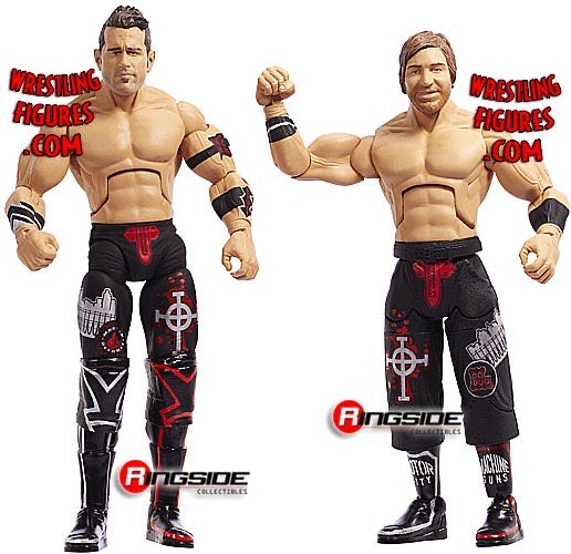 Motor City Machine Guns - Jakks Pacific TNA (TNA Cross The Line Series 2) action figure collectible - Main Image 2