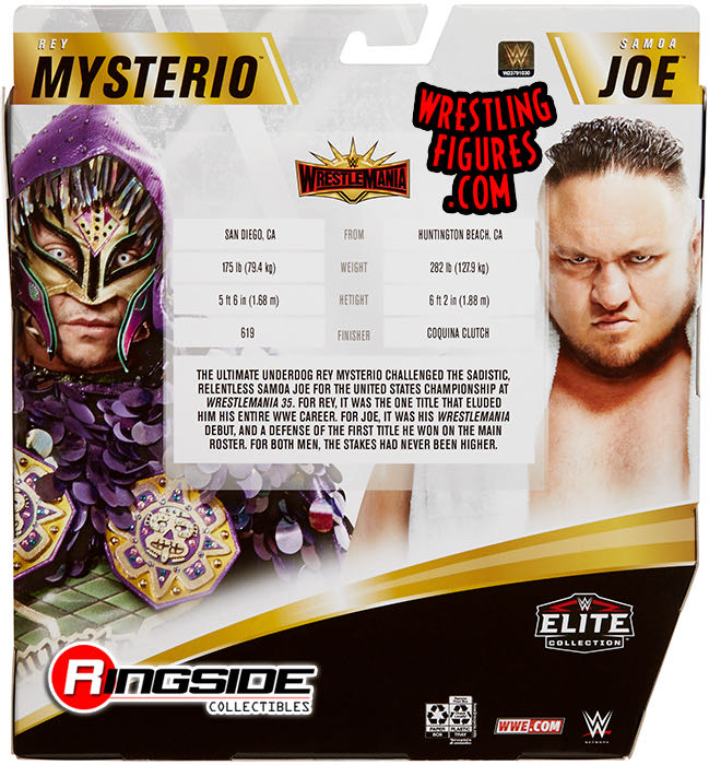 Rey Mysterio vs. Samoa Joe - Mattel Wwe (WWE Elite Collection 2 Packs) action figure collectible - Main Image 4
