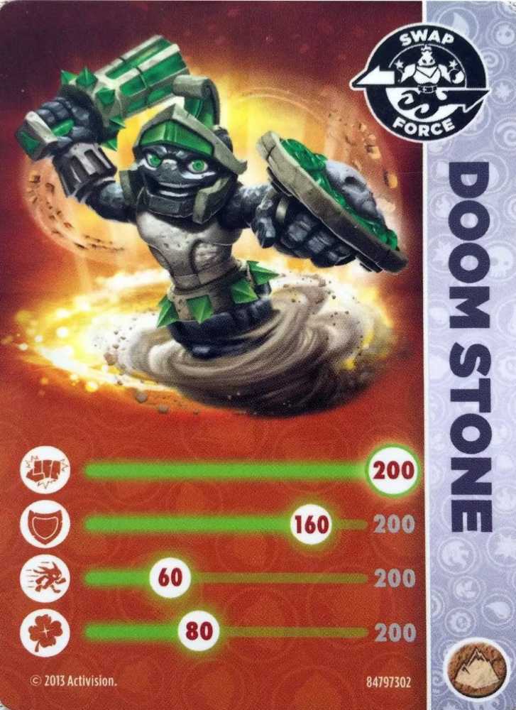 Doom Stone (Swap) - Activison Publishing, Inc. (Skylanders - Swap Force) action figure collectible - Main Image 3