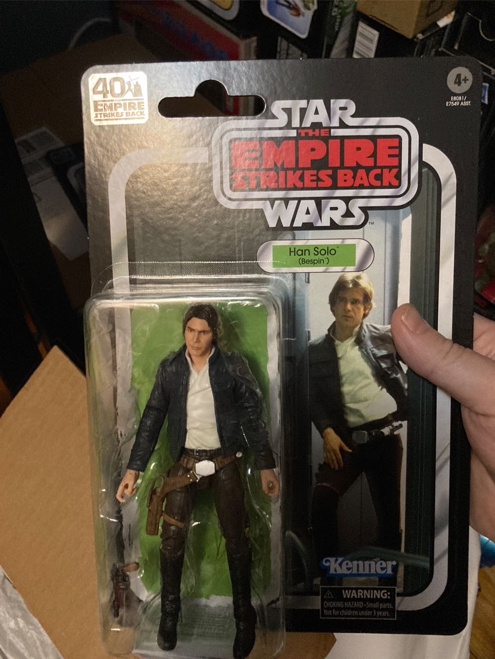 Han Solo (Bespin) ESB 40th Anniversary - Hasbro (Empire Strikes Back) action figure collectible [Barcode 5010993678549] - Main Image 4