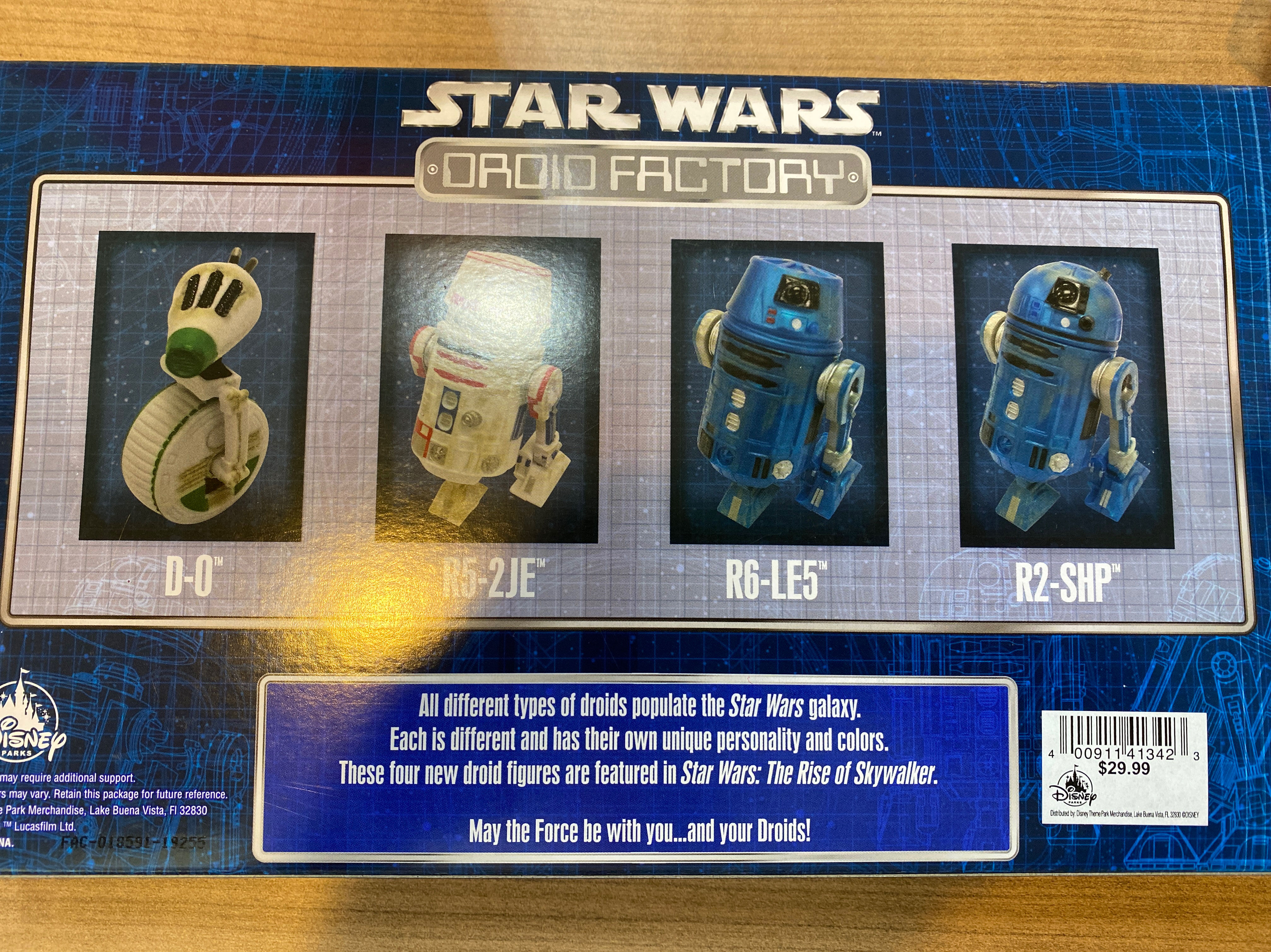 Disney Droid Factory : The Rise of Skywalker Boxset TROS - Disney Parks (Star Wars Episode IX The Rise of Skywalker) action figure collectible [Barcode 400911413423] - Main Image 2