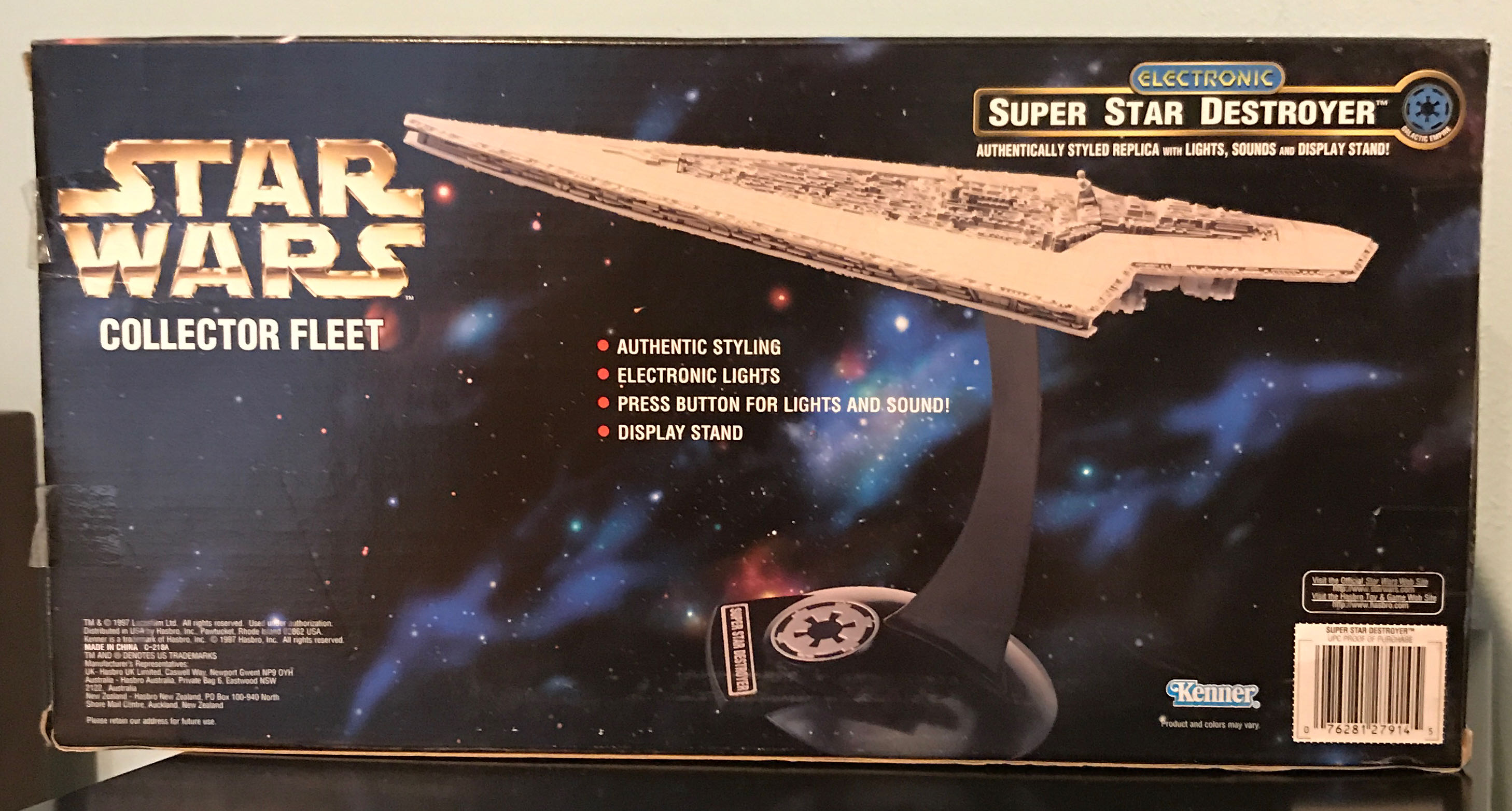 Super Star Destroyer (Electronic) Star Wars - Kenner (Collector Fleet) action figure collectible [Barcode 076281279145] - Main Image 2