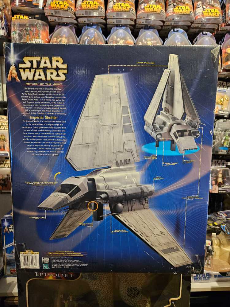 Vehicles Imperial Shuttle (Return Of The Jedi) - Hasbro (2002-2003 Star Wars Saga) action figure collectible [Barcode 076930324875] - Main Image 4
