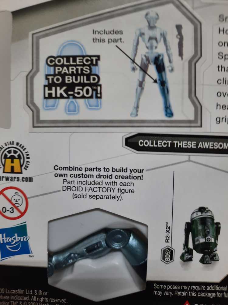 Legacy BD55 - Snowtrooper  (Star Wars: Legacy: Droid Factory: 3”) action figure collectible [Barcode 653569447498] - Main Image 3