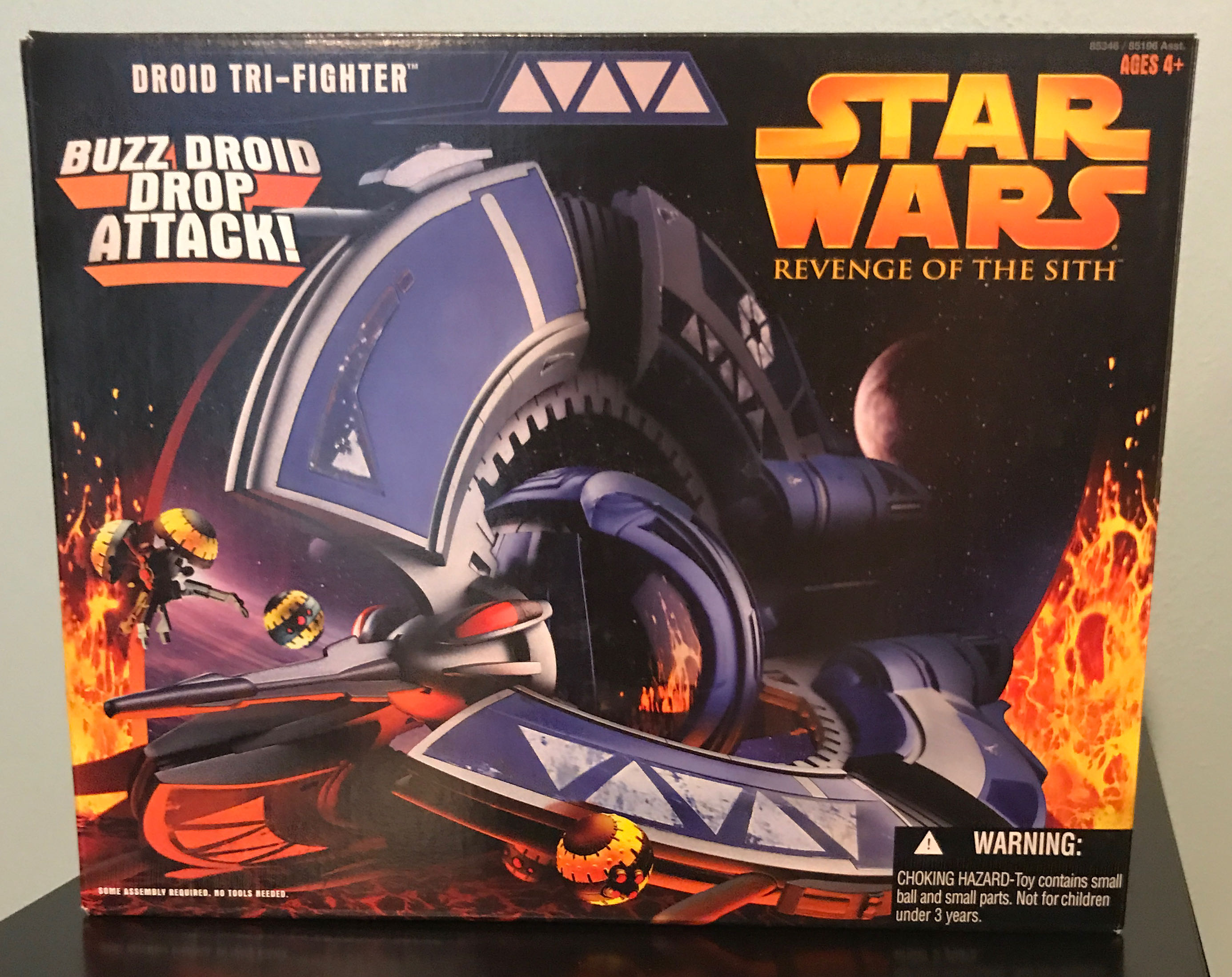 Star Wars Vehicle: Droid Tri-Fighter - Hasbro (Revenge Of The Sith) action figure collectible [Barcode 076930853467] - Main Image 2