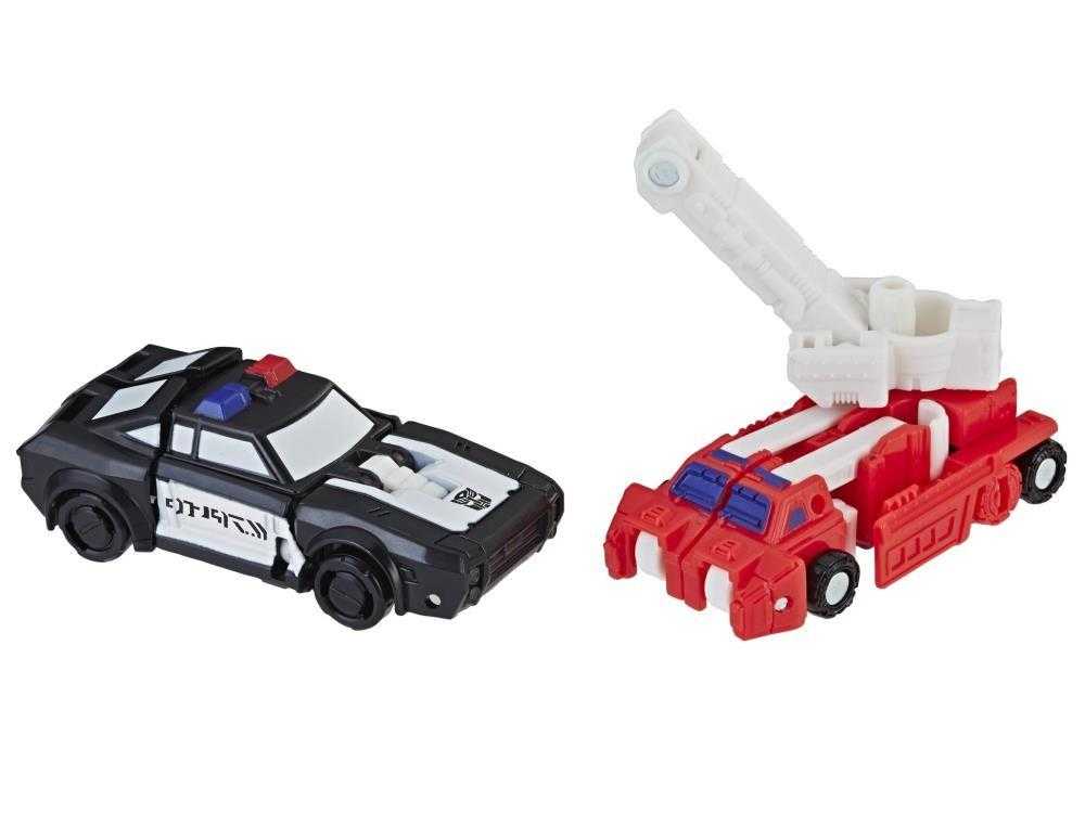 WFC-S19 Red Heat & Stakeout ❤️‍🔥 - Hasbro / Takara Tomy (Transformers: WFC Trilogy Siege) action figure collectible [Barcode 630509769902] - Main Image 3