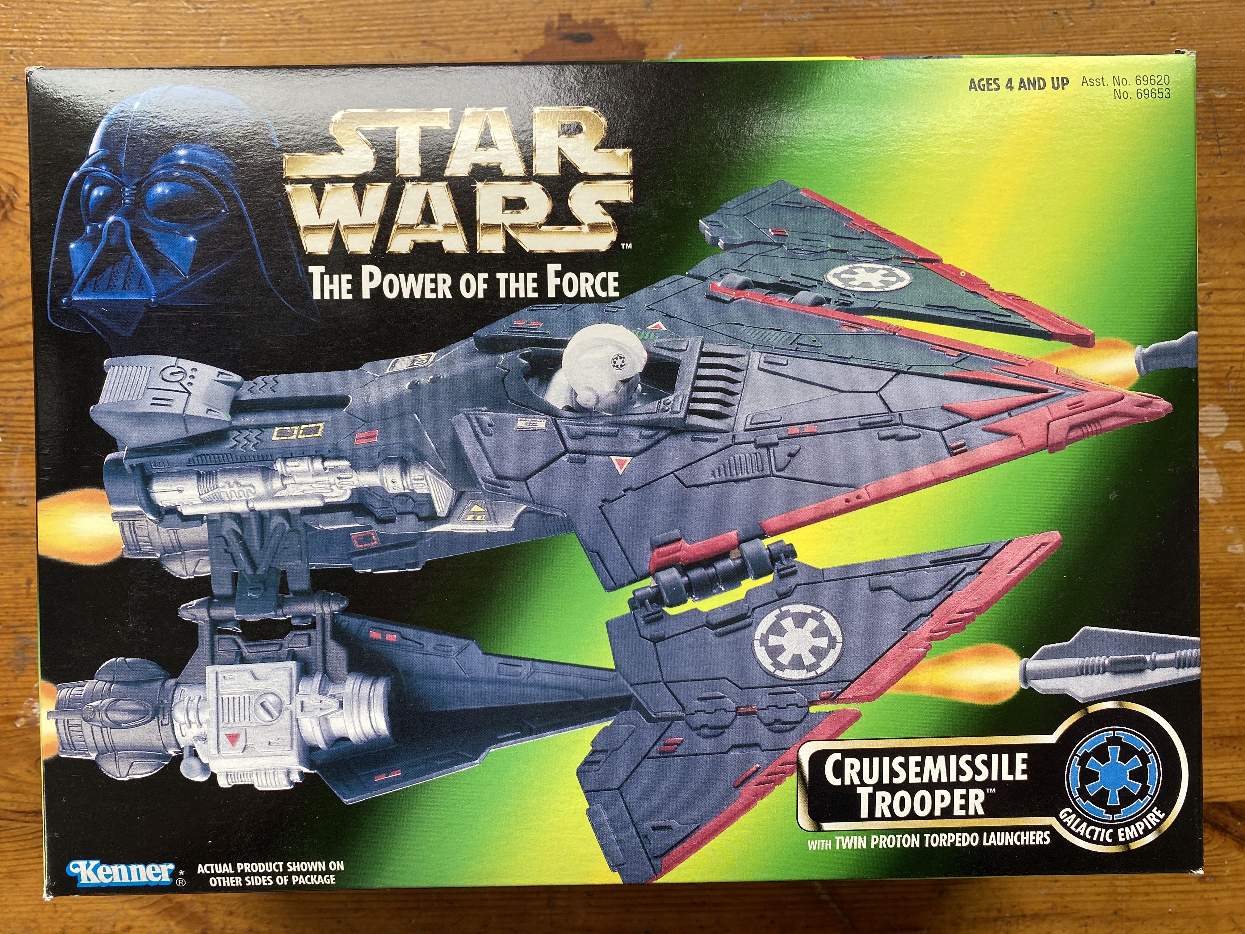 Cruisemissile Trooper - Hasbo / Kenner (Star Wars The Power Of The Force) action figure collectible [Barcode 076281696539] - Main Image 1