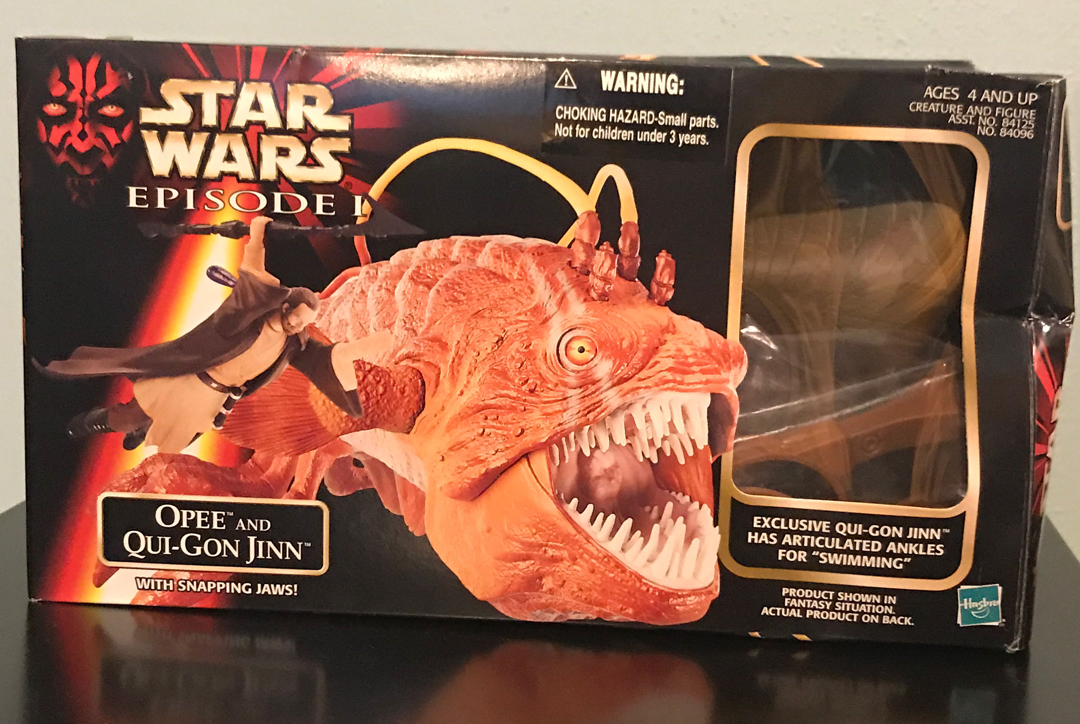 Opee And Qui-Gon Jinn - Hasbro (Creature) action figure collectible [Barcode 076281840963] - Main Image 2