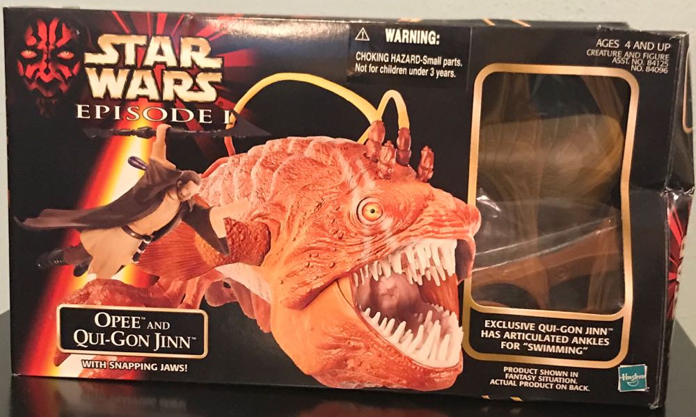 Opee And Qui-Gon Jinn - Hasbro (Creature) action figure collectible [Barcode 076281840963] - Main Image 3