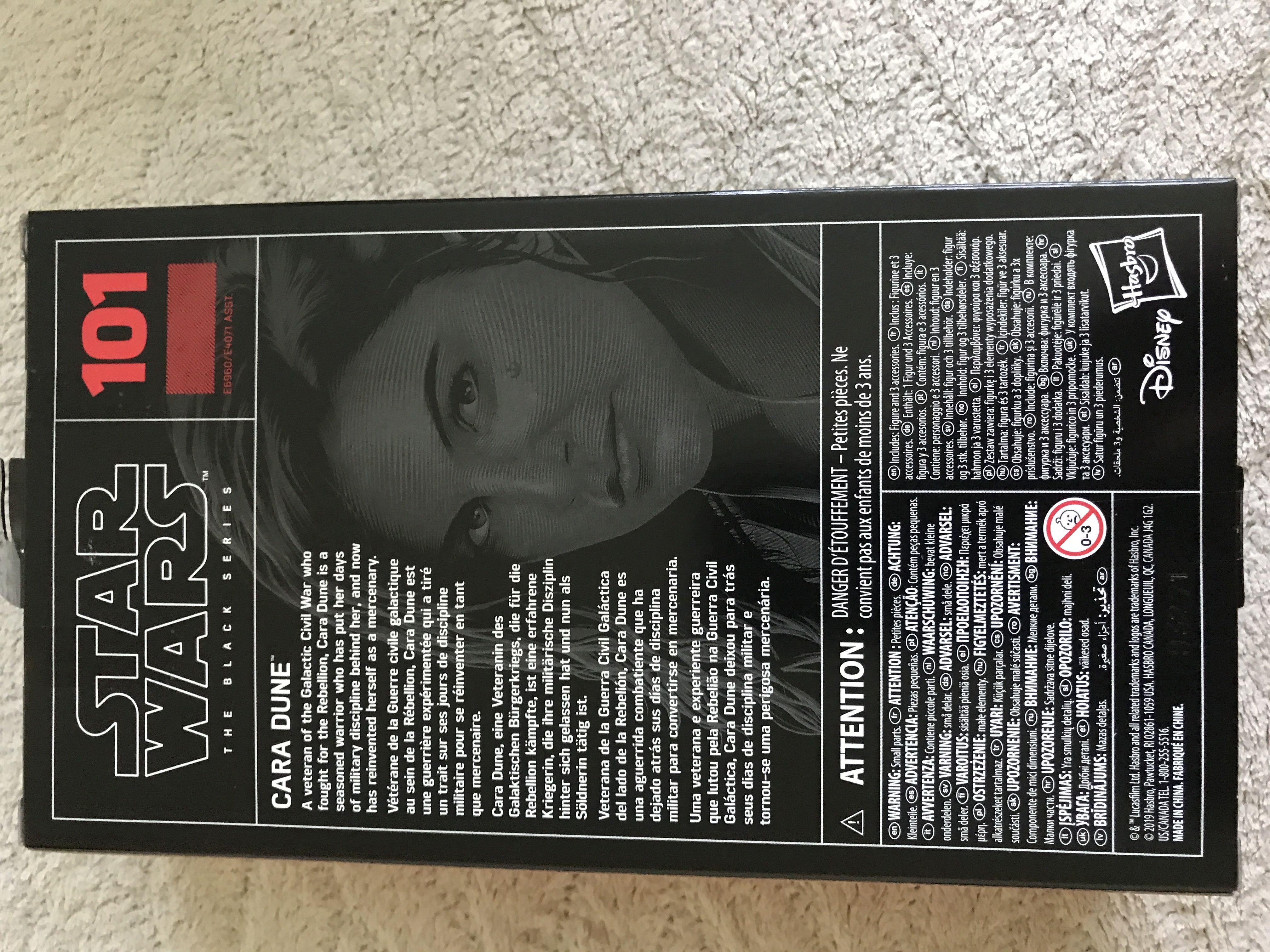 Cara Dune - Hasbro (Star Wars) action figure collectible [Barcode 630509876563] - Main Image 3