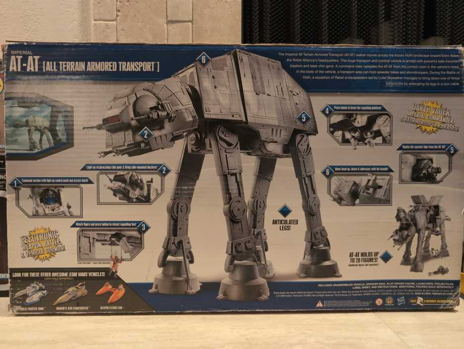 Imperial AT-AT (All Terrain Armored Transport) - Hasbro (Empire Strikes Back) action figure collectible [Barcode 653569501916] - Main Image 4