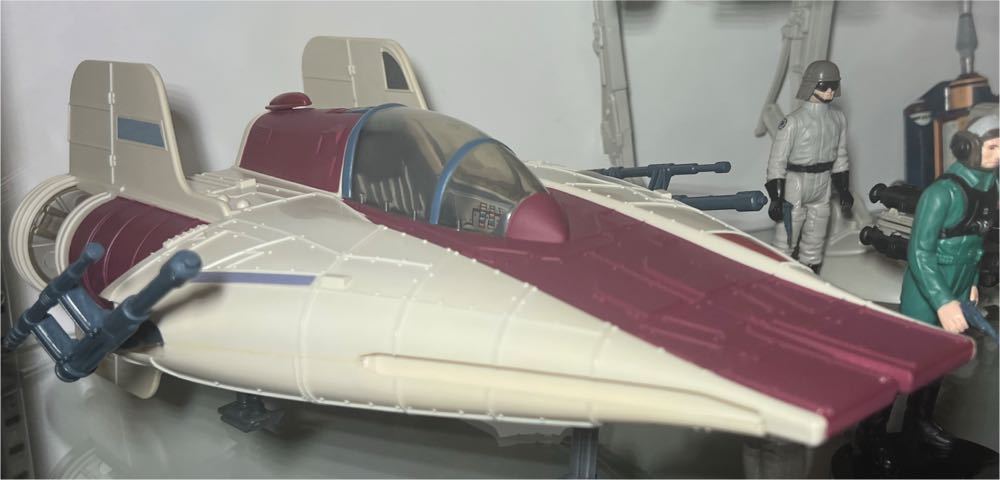 A-Wing Fighter Vehicle - Kenner (Droids) action figure collectible [Barcode 076281937007] - Main Image 4