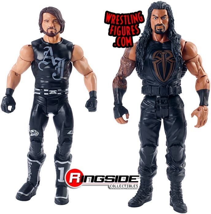 AJ Styles & Roman Reigns - Mattel WWE (WWE Battle Packs Series 45) action figure collectible - Main Image 2