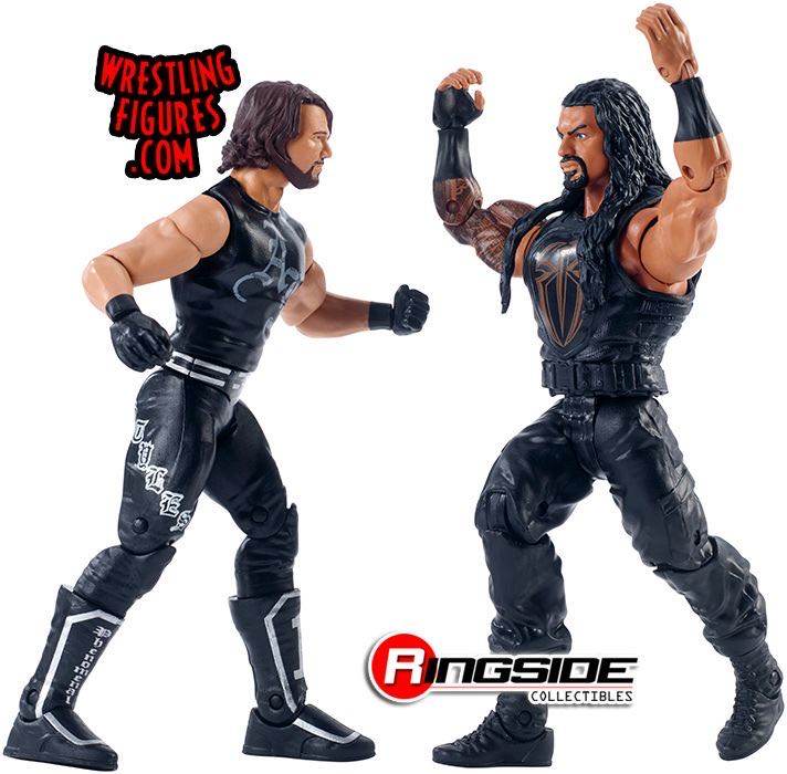 AJ Styles & Roman Reigns - Mattel WWE (WWE Battle Packs Series 45) action figure collectible - Main Image 4