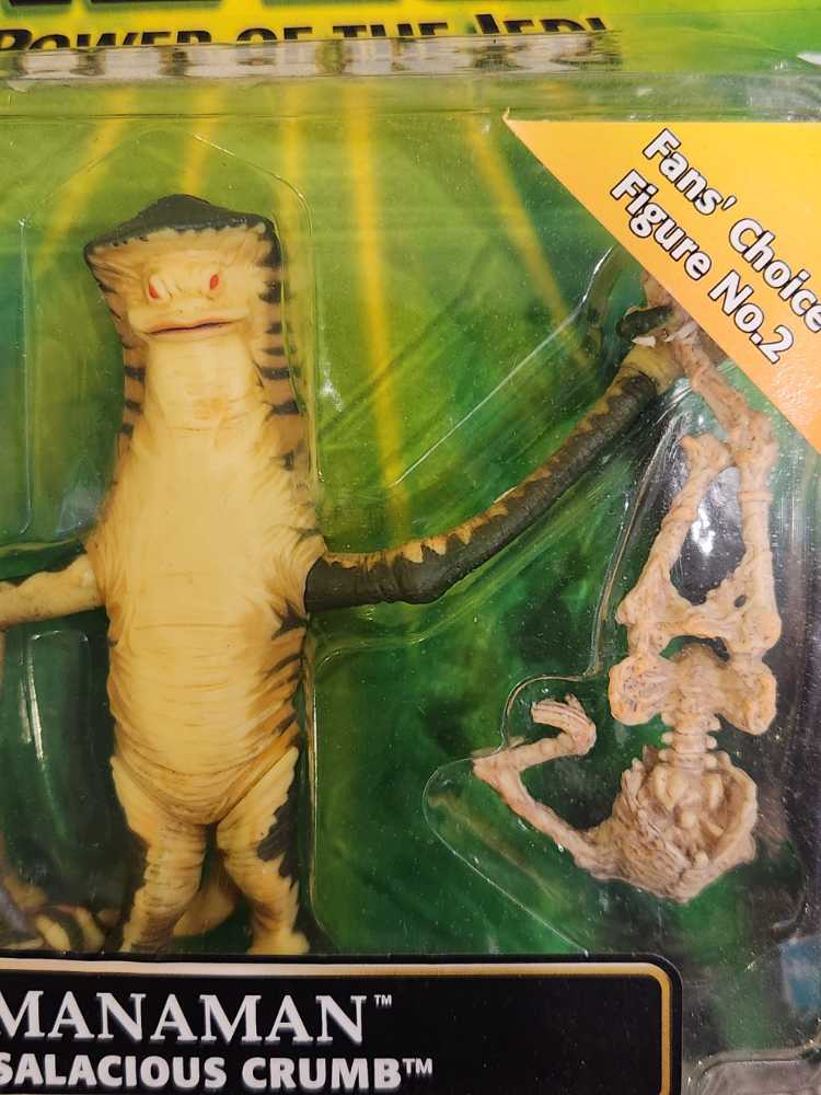 Amanaman with Salacious Crumb - Hasbro (Star Wars - Power Of The Jedi) action figure collectible [Barcode 076930846742] - Main Image 4