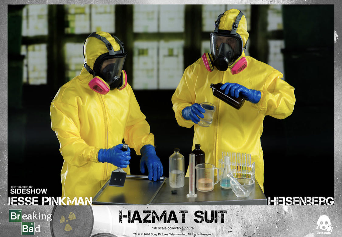 Threezero - Heisenberg & Jesse Pinkman Hazmat Suit Combo - Threezero (Breaking Bad) action figure collectible [Barcode 4897056201101] - Main Image 2