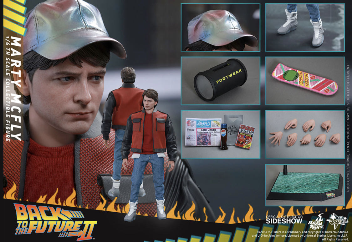 Marty McFly - Hot Toys (Back To The Future Part II) action figure collectible [Barcode 4897011181882] - Main Image 2