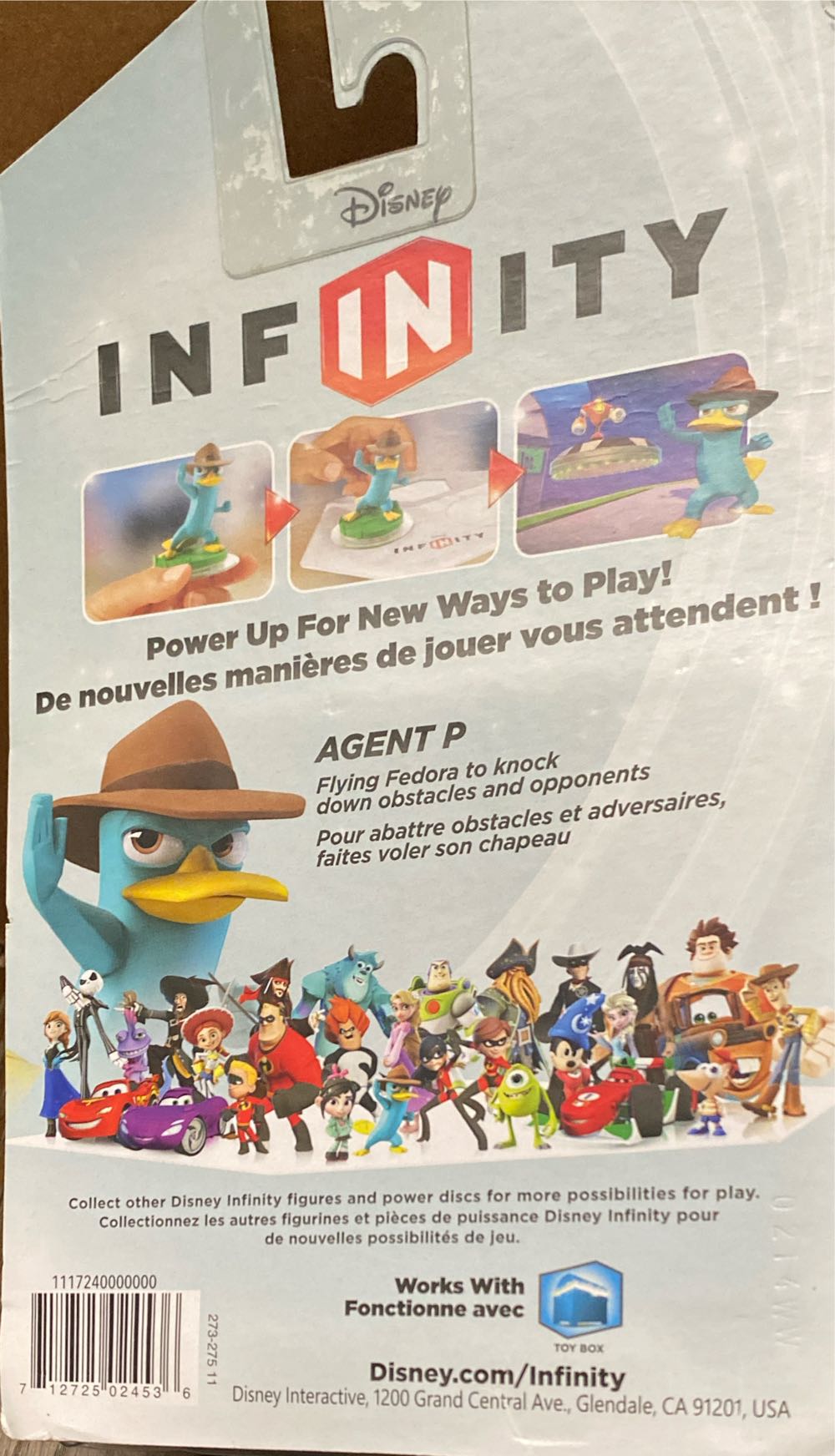 Disney Infinity 1.0 Agent P  action figure collectible [Barcode 712725024536] - Main Image 2