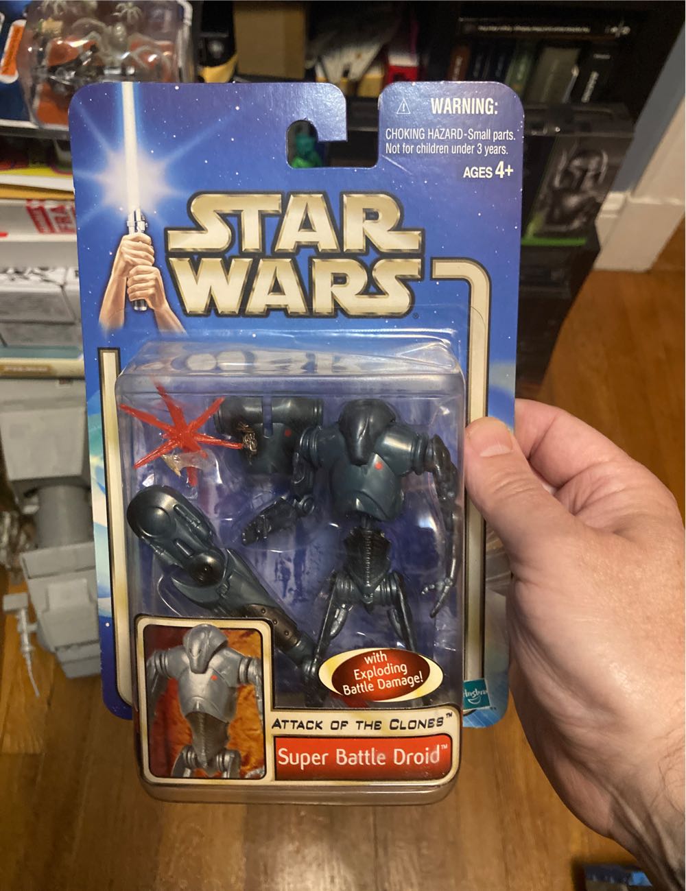 Super Battle Droid: Attack Of The Clones - Hasbro (Star Wars) action figure collectible [Barcode 076930848531] - Main Image 4