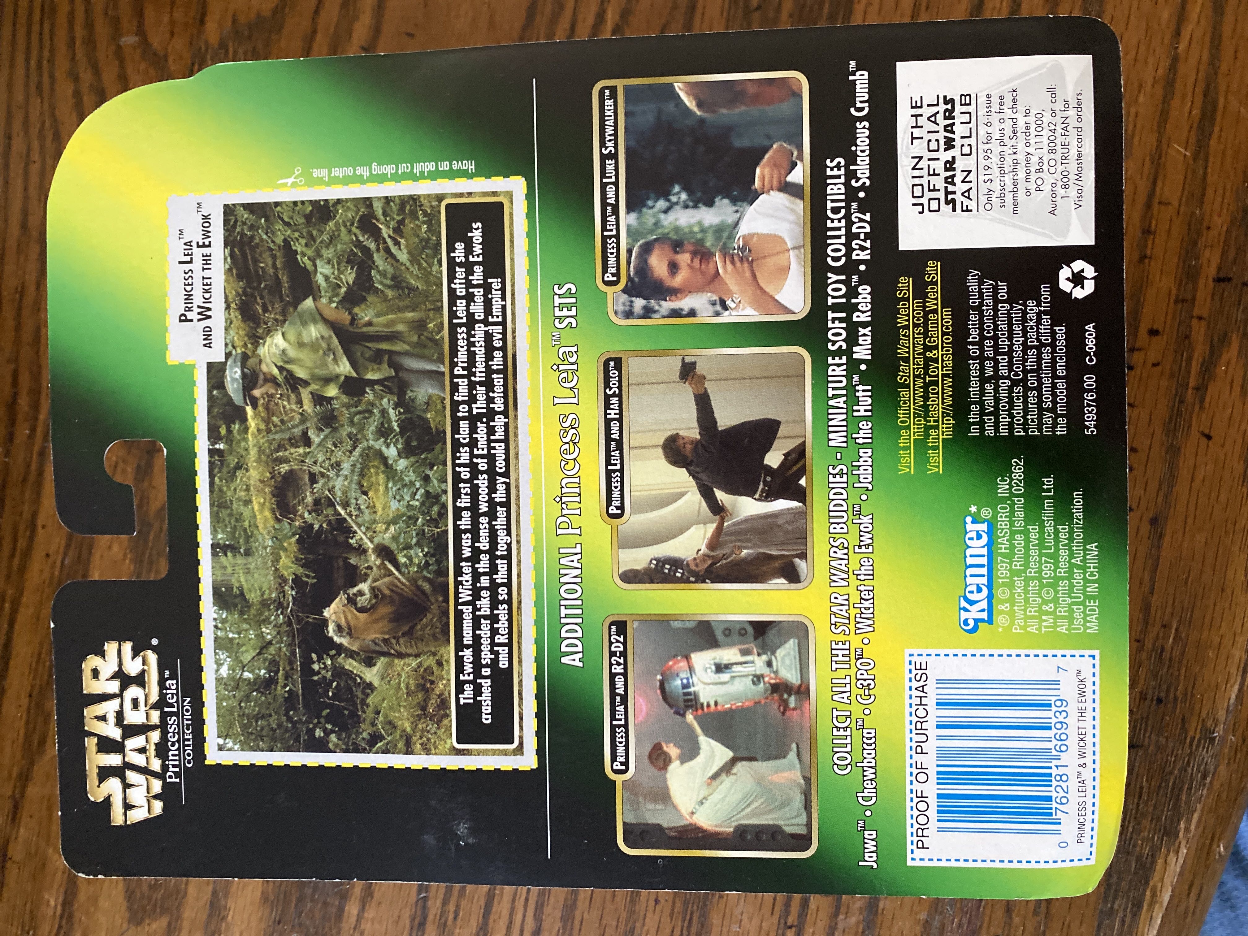 Wicket W. Warrick & Princess Leia Organa 2-Pack - Hasbro (Star Wars: Episode VI - Return Of The Jedi) action figure collectible [Barcode 076281669397] - Main Image 2