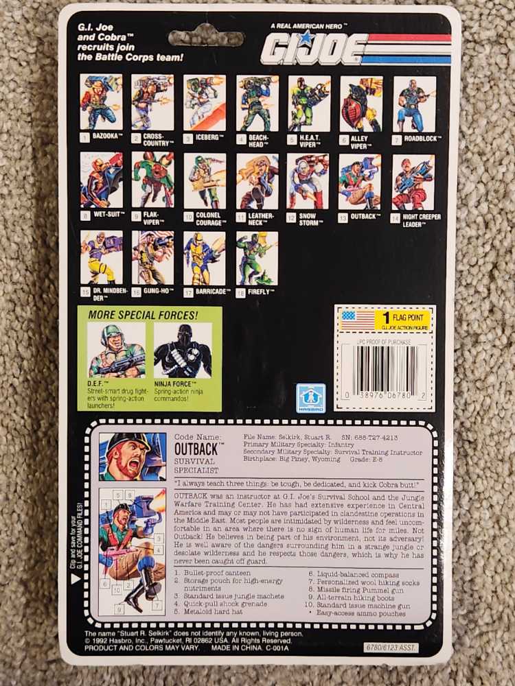 Outback [v4] - Hasbro (G.I. Joe: A Real American Hero: Battle Corps) action figure collectible [Barcode 038976067802] - Main Image 2