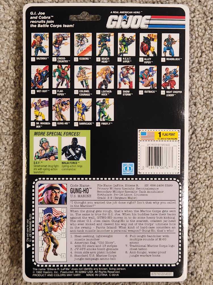 Gung-Ho [v4] - Hasbro (G.I. Joe: A Real American Hero: Battle Corps) action figure collectible [Barcode 038976067673] - Main Image 2